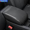 For Adui Q5 FY 2018-22 LHD Car Center Console Armrest Box Panel Cover Decoration Sticker Trim Carbon Fiber Color Interior Decals