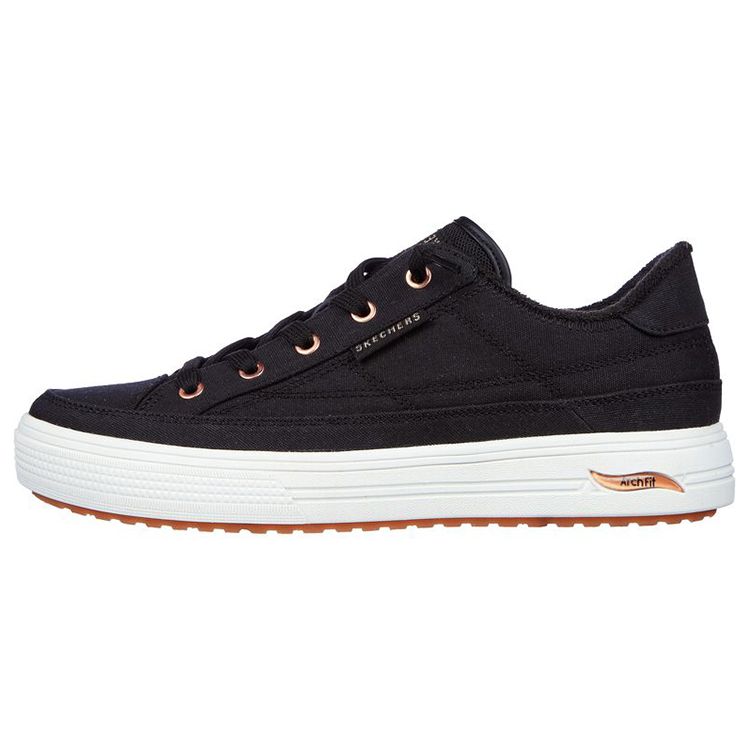 Skechers Arch Fit Arcade Low Top Comfortable Casual Sneakers Women sneakers Black 177190-BLK 37