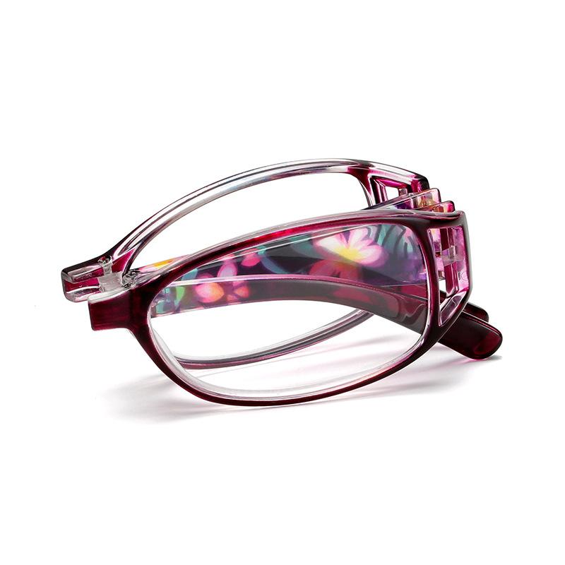 

Folding Reading Glasses Magnifier Glasses Frame Men and Women Style High-end Versatile Presbyopic Glasses Reading Glasses Unisex 3