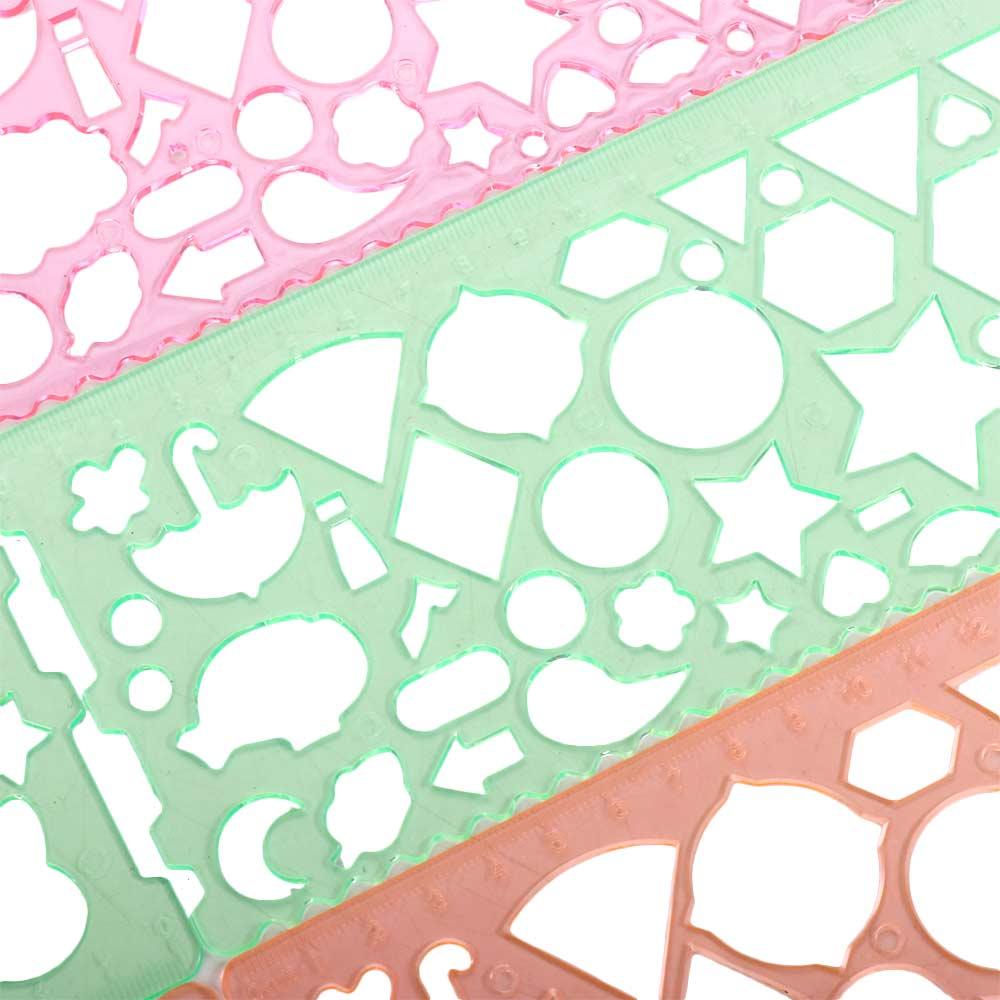 Function Template Rulers Mathematical Geometry Wavy Line Ruler Drawing Ruler Drafting Supplies