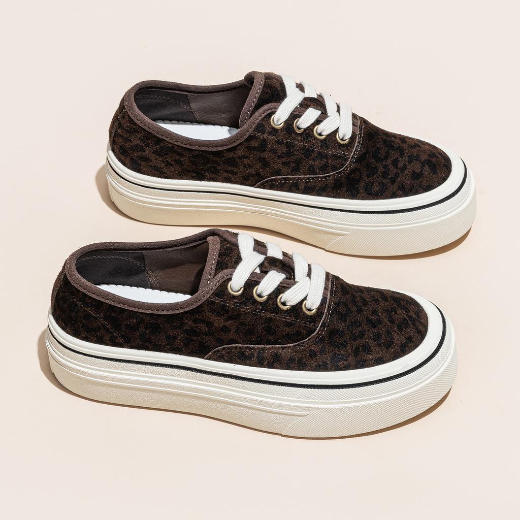 Women's Autumn New Thick-soled Heightening Board Shoes Versatile Casual Sports Single Shoes