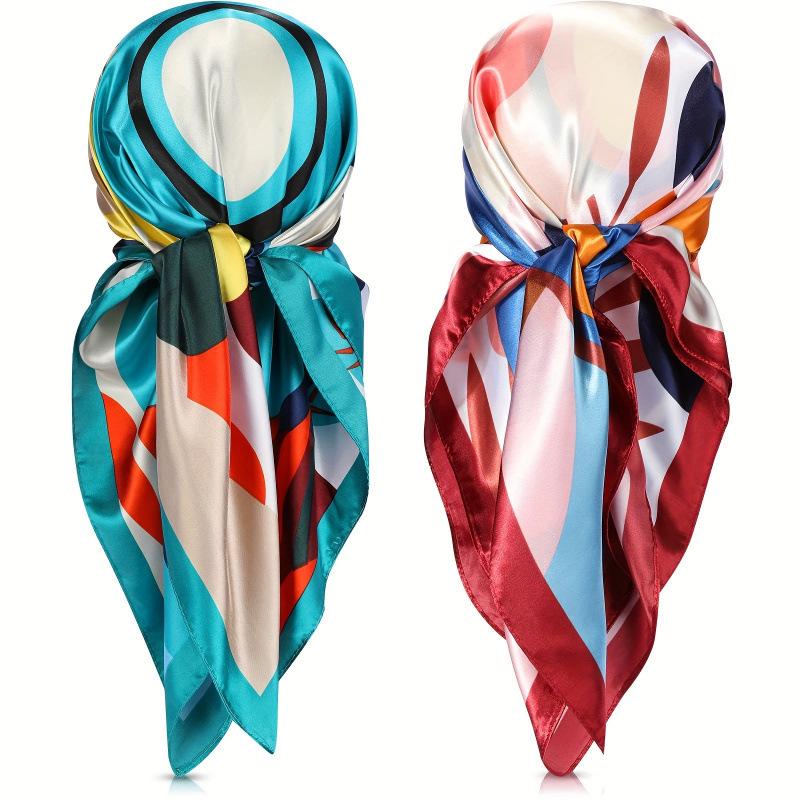 2025 Cross-Border Polyester Square Scarf