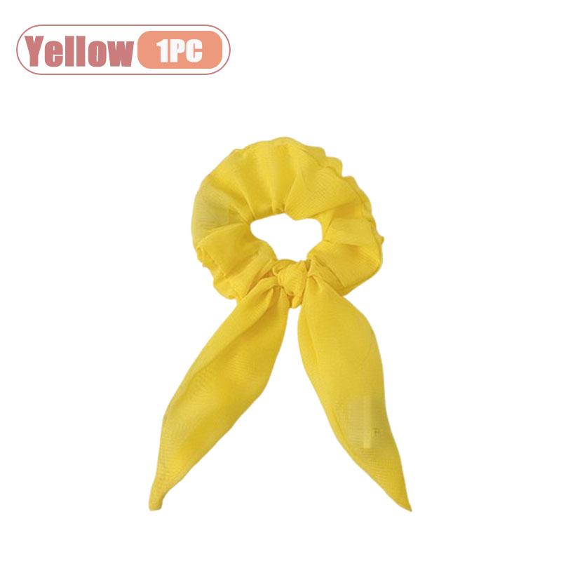1-20PCS Glow Scrunchie Hair Tie Glow in Dark Ponytail Holder for Women Girls Carnival Birthday Party Rave Gift Elastic Hair Band