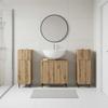 3 Piece Bathroom Cabinet System ZWOLLE Artisan Oak