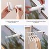 1-3pc Travel Telescopic Clothes Rack Adjustable Window Frame Drying Rack No Drill Portable Retractable Clothes Hang Drying Racks