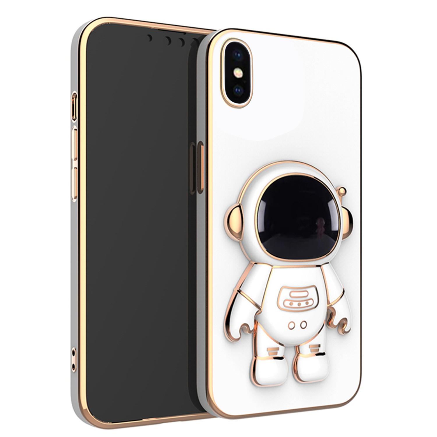 

6D Plating Astronaut Hidden Stand Case Cover For 11, 11 PRO, 11 PRO MAXCPlating Cover One Size