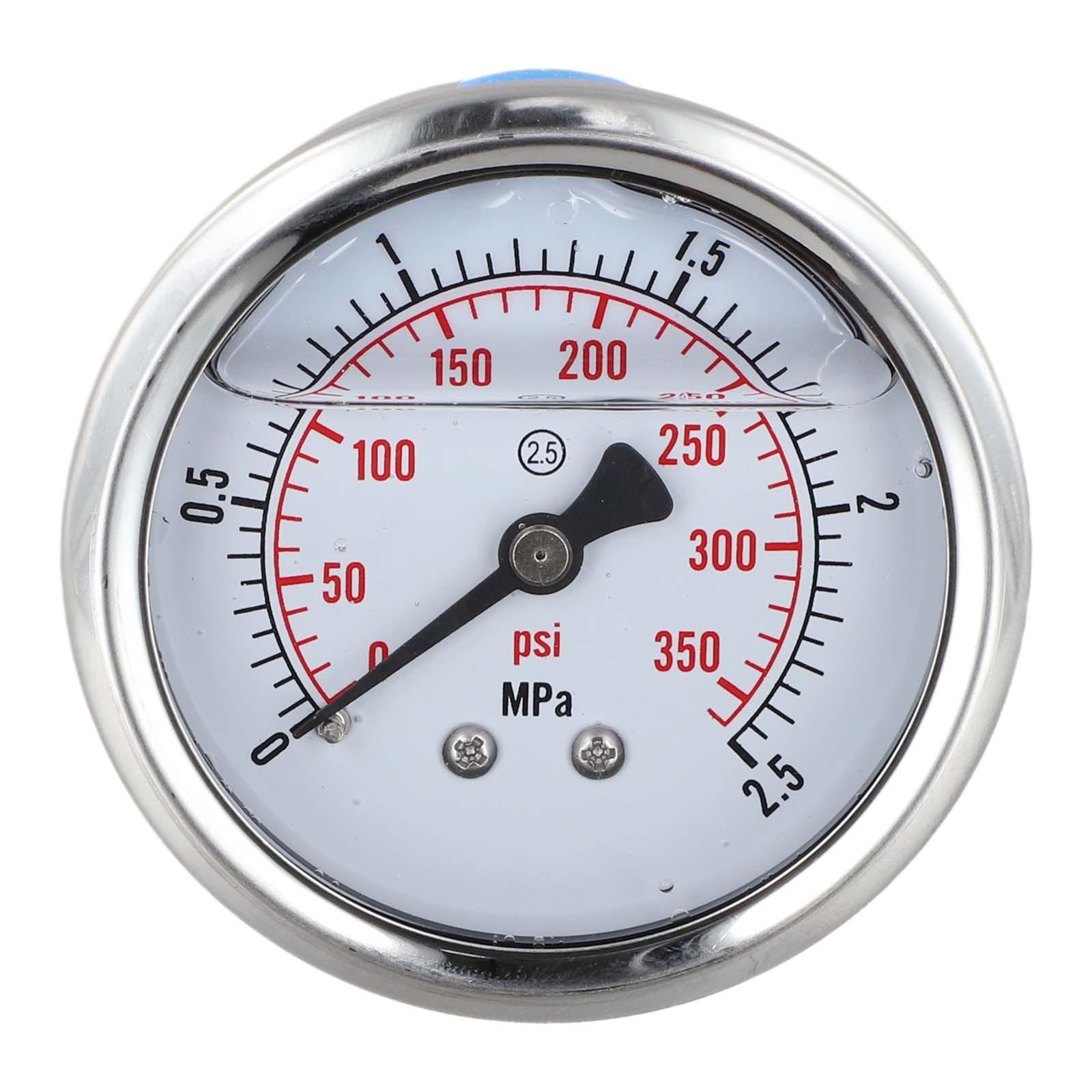 

60mm Dial Hydraulic Gauge Pressure Gauge Vacuum Gauge 0-25 Bar