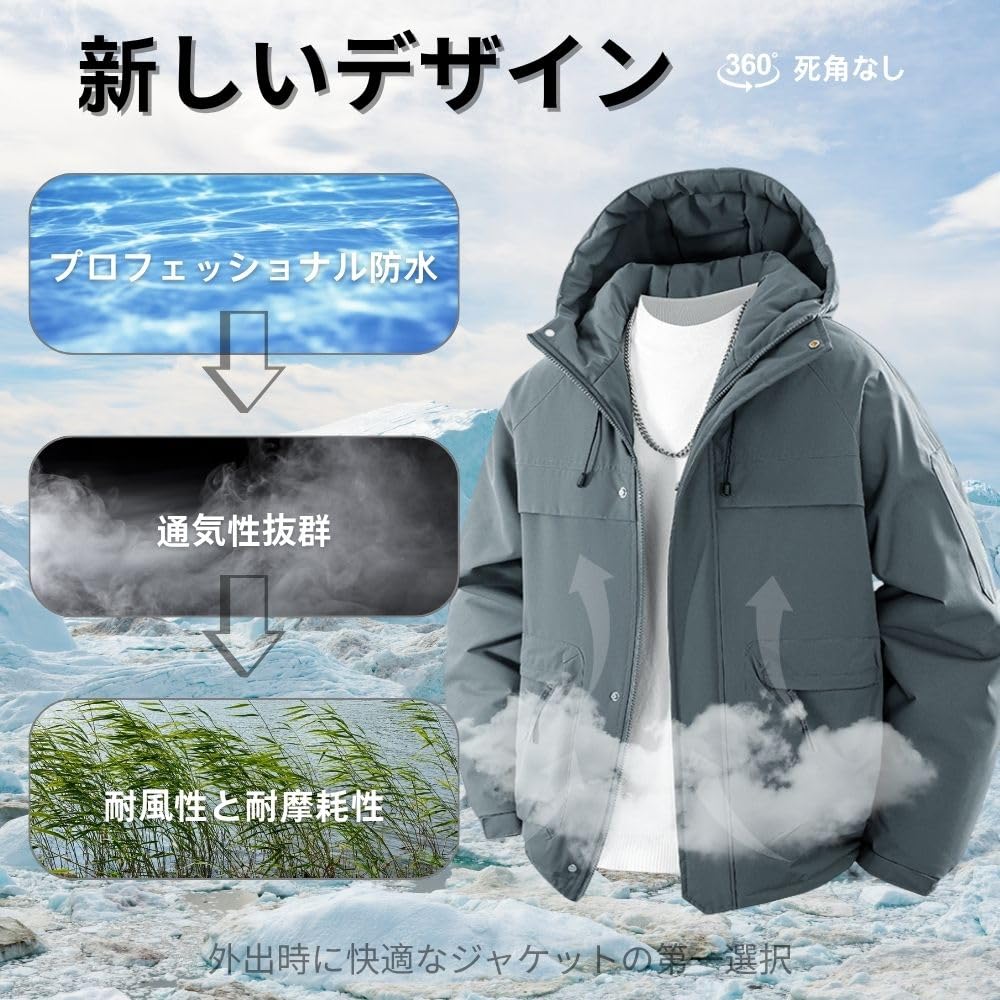 Wolass Windproof Unisex Long Solid Size M Men's Jacket, Outerwear, Windproof, Hooded, Water-Repellent, Lightweight, Casual, Sleeve, Color, Spring,