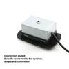 2 Band Acoustic Guitar Preamp EQ Equalizer Tuner Piezo Pickup Equalizer Pickup Tuner for Acoustic Classical Guitar