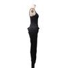 2026 European Style Spring Solid Color Sleeveless Slim-fit Pleated Square Neck Dress