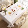 ZISIZ Dopamine Waterproof PVC Tablecloth