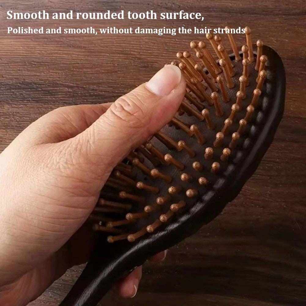Hair Brush Sandalwood Comb Scalp Meridians Relaxation Scalp Massage Brush Hair Comb  Styling Brush