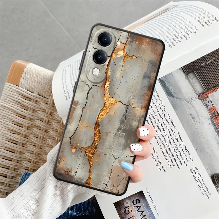 

Fashion Rust Case for Vivo Y33S Y35 Y30 Y16 Y17 Y19 Y31 Y36 Y12 Y15S Y27 Y20 Y21 Y22 Y02 Y11 Phone Cover vivo Y15s