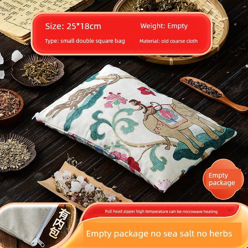 

Natural Sea Salt Hot Pack Crude Salt Crude Salt Bags Hot Pack Physiotherapy Bag Large Salt Particles Crude Salt Hot Pack Microwave Oven [Empty Bag] Small Double-Layer Bag (Holy Image)