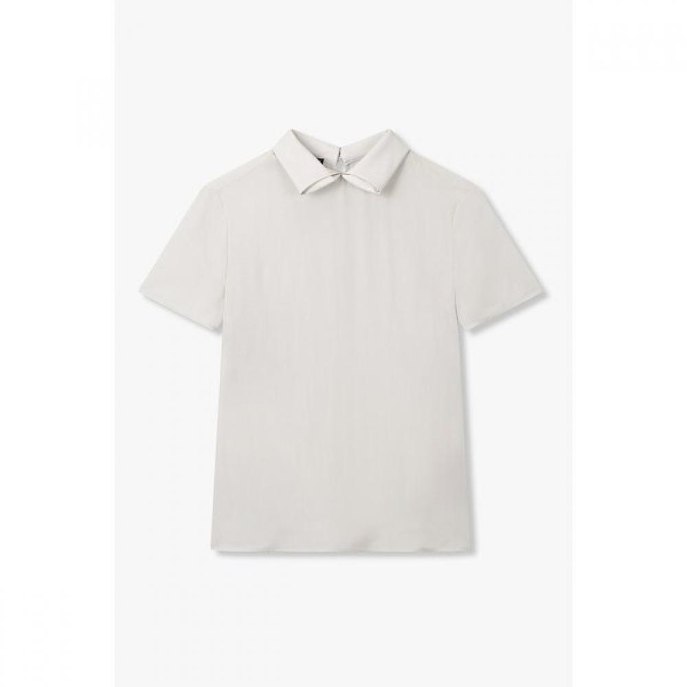 

Emporio Armani Women Short Sleeve Silk Blouse A525303510 40