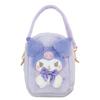 Sanrio Kuromi Plush Boa Mini Pouch Character Pouch Small Item Case Makeup Pouch Fan Activities Plush Case Makeup Case H13×W9×D7.5cm