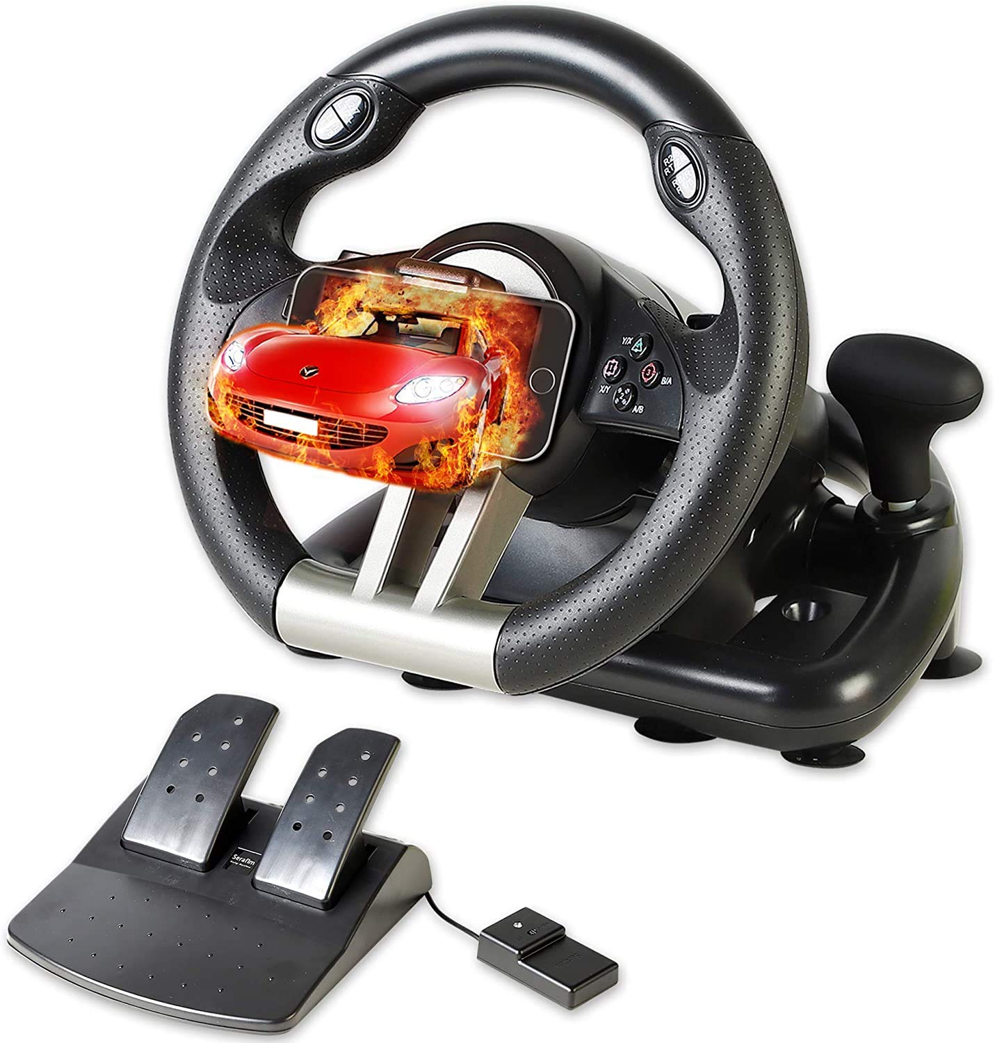 Maner controler pentru jocuri și smartphone-uri Serafim, iOS, Android, PS4, PS3, Switch, console, PC-uri, computere R1+