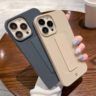 Bracelet de Poignet Étui de Téléphone Souple Pour Iphone 14 13 11 12 Pro Max Xs Max Xr X 13pro 14plus Antichoc Mat Silicone Bumper Coque Arrière