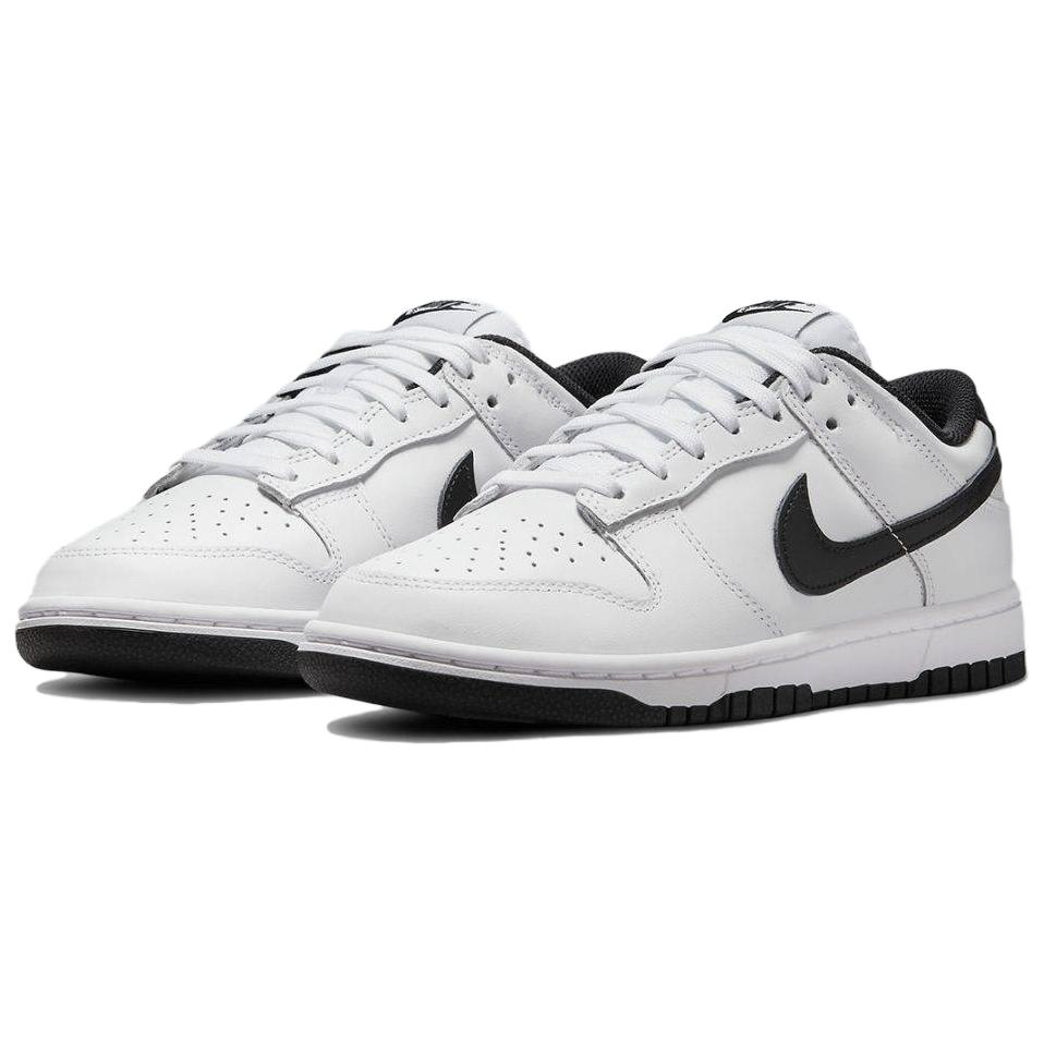 Nike Sb Dunk Low White Black Skateboard Shoes HF3704-100