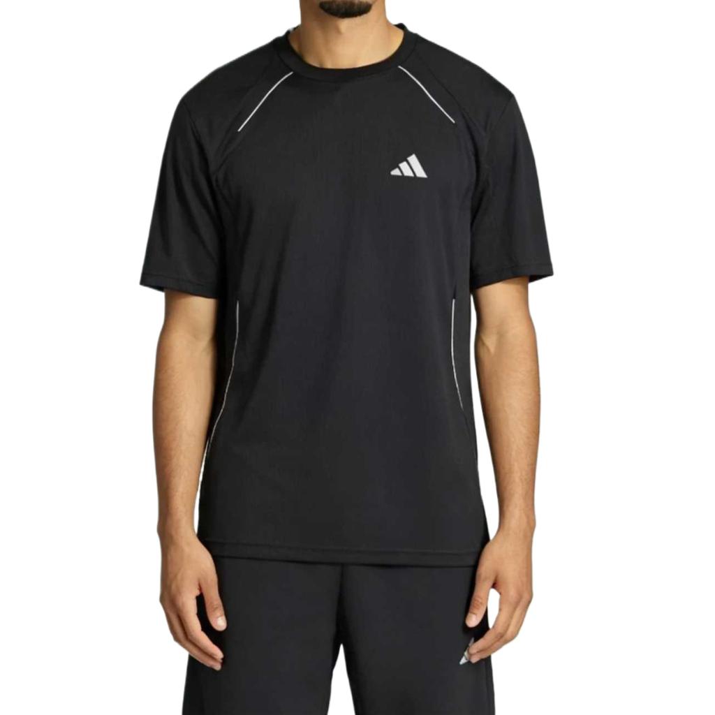 Adidas SS26 Quick-Dry Mesh Breathable T-Shirt Men Tops KG1926
