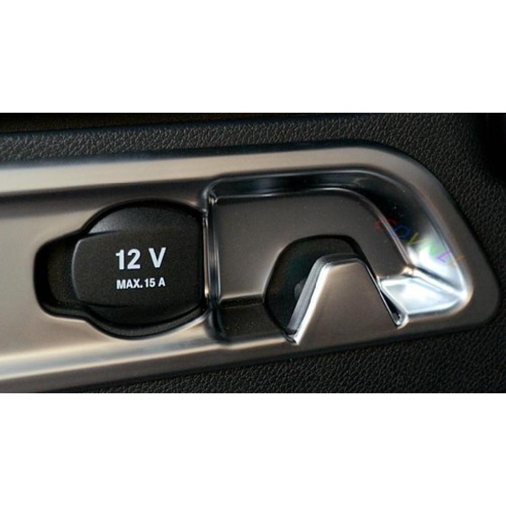 For Mercedes-Benz GLC 2016-2021 Steel Silver Rear Door Trunk Hook Frame Trim 2X