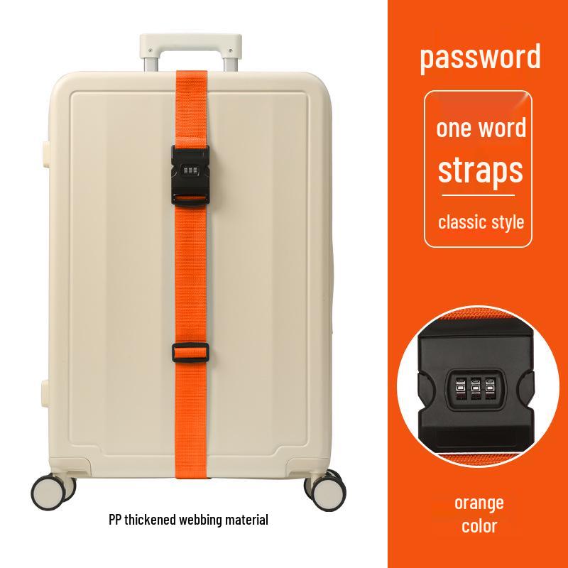 Luggage Strap with Combination Lock - Secure Tie-Down for Suitcases