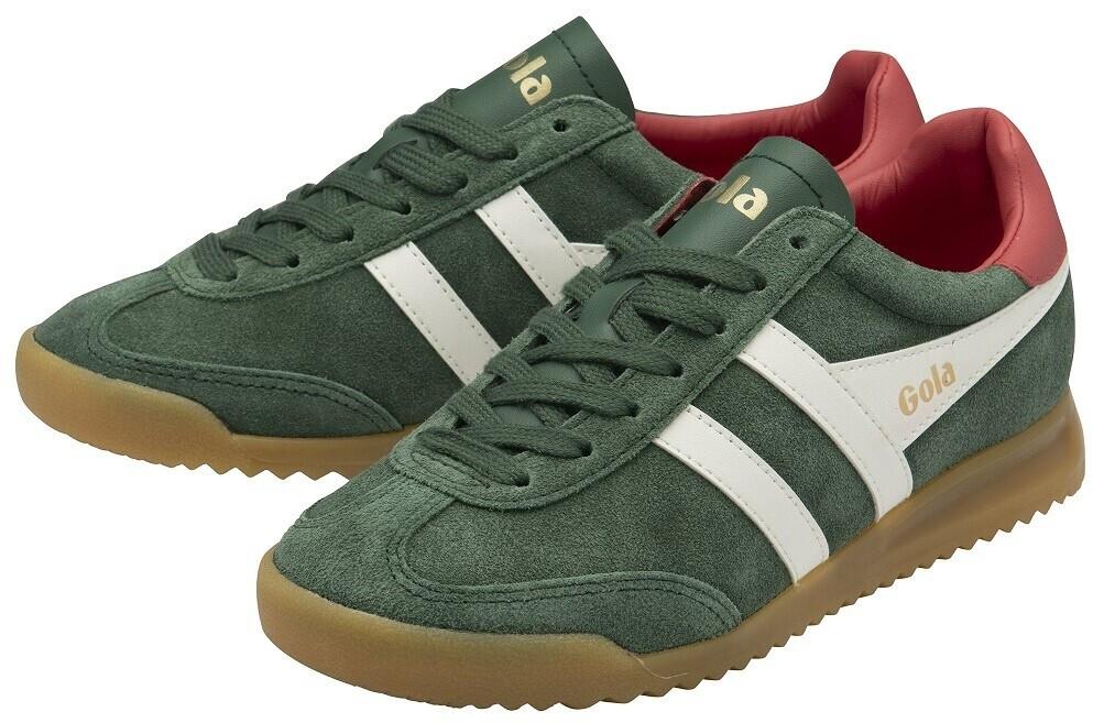 Gola Classics Women's Torpedo Trainers Evergreen/off White/coral