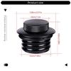 Push Type Motorcycle Gas Caps Quick Release Caps for Motorcycle Fuel Tanks Aluminum Lid for Secure Fit On XL883 & 1200