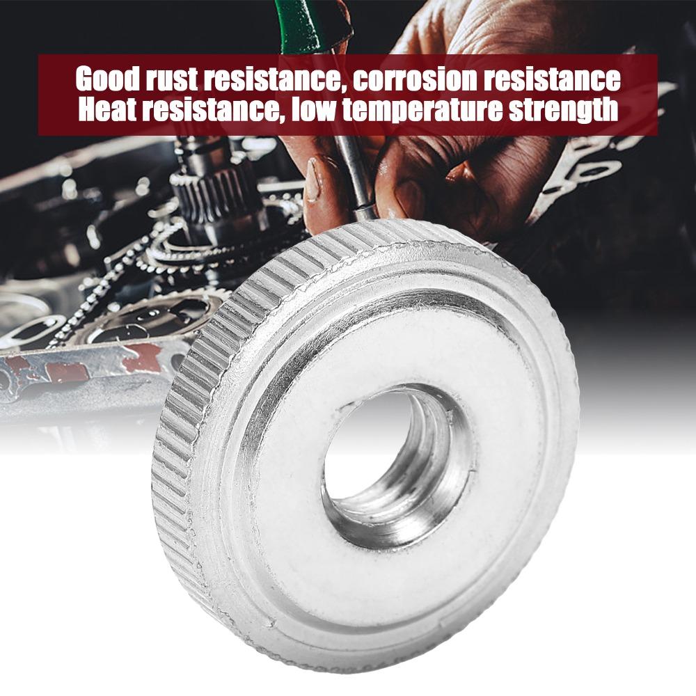 10pcs Through Hole Hand Twist Nuts Flat Head Carbon Steel Nuts Flanged Thumb Nut Machine Assembly