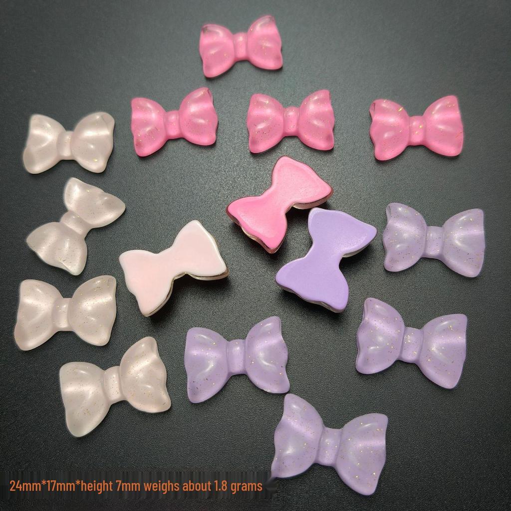 Kitty Cat Cartoon Bow Tie Resin Hair Clip Jewelry Accessory