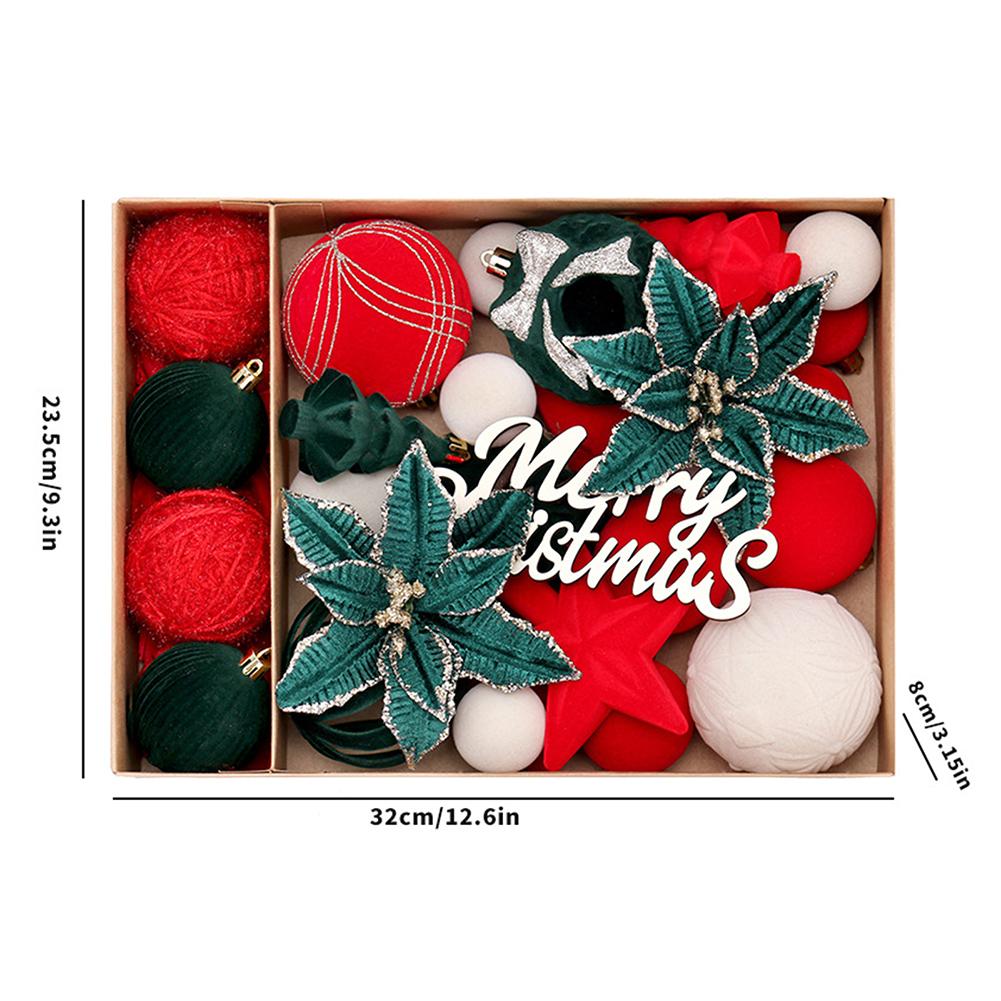 Vintage Velvets Xmas Decorations Ball For Home Reusable Party Hanging Ball Ornament Decoration Festive Party Decor