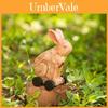 Wooden Craft Toy Car With Cute Bunny Design For Kids And Home Decor