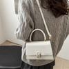 Stylish Pu Crossbody Bag Chic Small Square Handbag For Everyday Casual Fashion