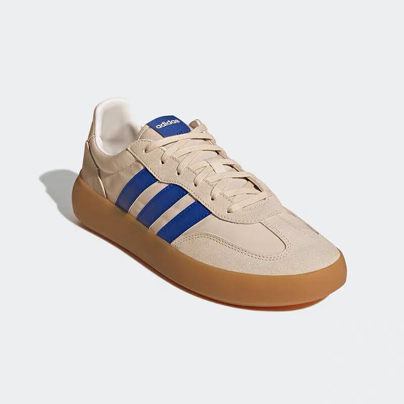 adidas BAREDA DECODE Abrasion Resistant Low Top Skateboard Shoes Unisex White Blue Yellow Sneakers JQ6668