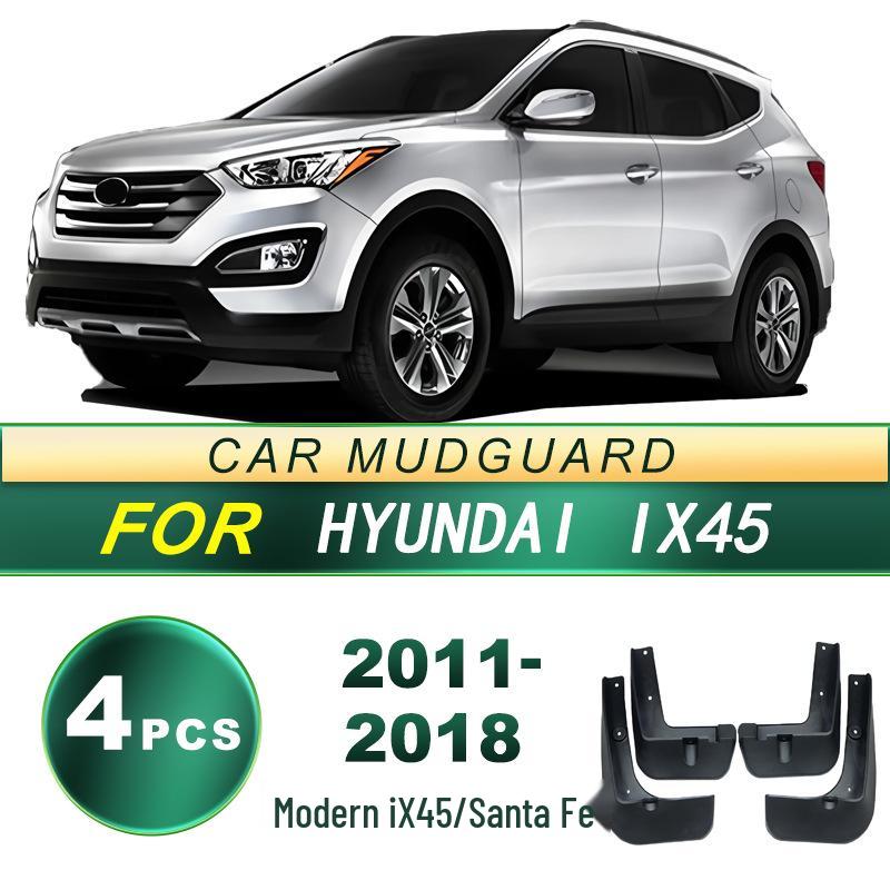 Mud Flaps for Hyundai ix45 (11-18) / Santa Fe - Soft Rubber Tire Guards