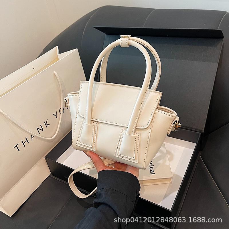 Summer portable small bag women's 2025 new fashionable textured wing bag popular this year versatile shoulder messenger bag