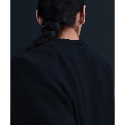 Sudadera Casual Simple de Cuello Redondo y Manga Larga Serie Dri-Fit 24.7 para Hombre Sudadera Negro Gris Humo Oscuro HQ6965-010