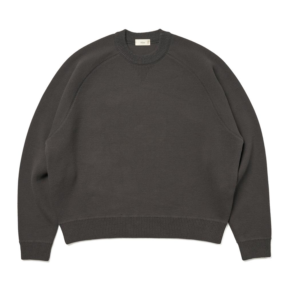 Berno [Casual] Sweat Knit Charcoal L