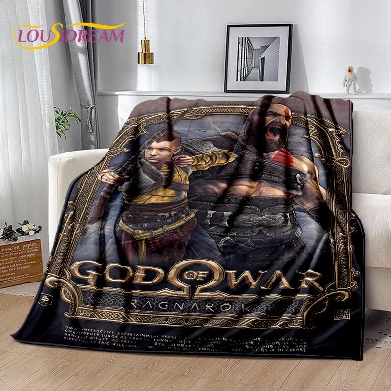29 Style Kratos God of War Games Cartoon Blanket,Soft Throw Blanket for Home Bedroom Bed Sofa Picnic Travel Office Cover Gifts