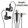 3.5mm Wired Earphone Dynamic Wired Headset Music Earbuds in Ear Earphones  Live Stream