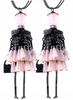 Langer Damen-Halskette Anhänger Püppchen Puppe Doll