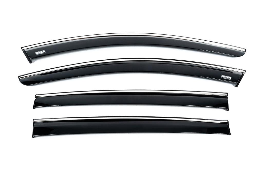 

Windshields with chrome (4 pcs, Niken) for Dacia Sandero 2021-