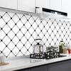40cm Classic Oblique Case Kitchen Oil Fume Sticker Toilet Waterproof Mildew Proof Self-adhesive Wallpaper Home Decoration Wall