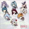 9Pcs/Set Acrylic Stand Model Wendi Tartaglia Hu Tao Yae Miko Raiden Shogun Figure Decoration Action Plate Toys