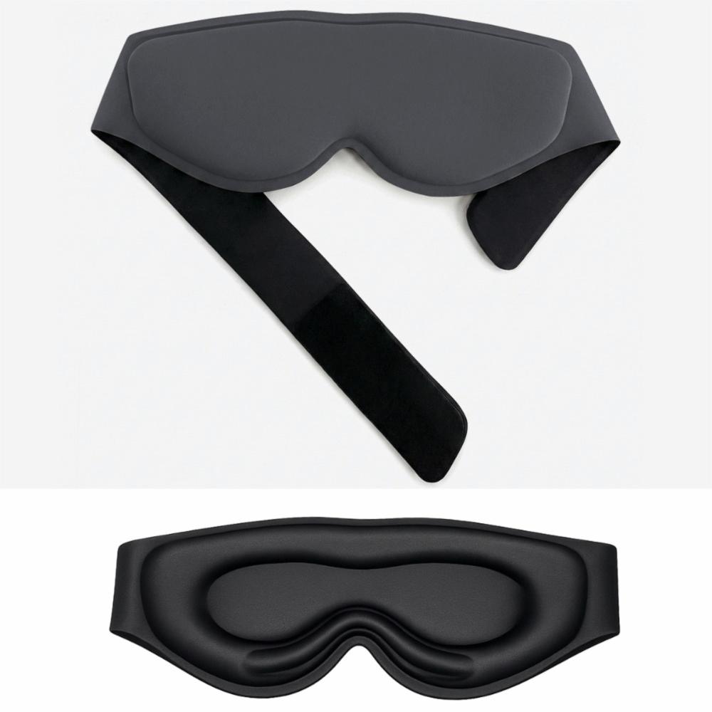 3D Contoured Eye Mask Breathable Eye Cover Lightweight Gravity Bead Sleep Eye Mask  Office Nap