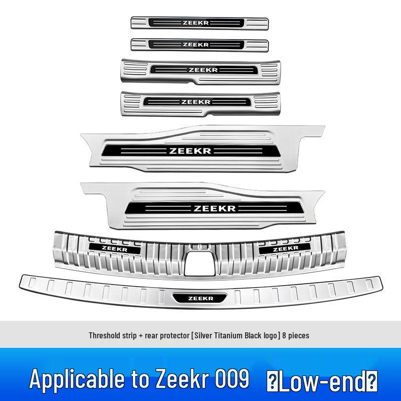Zeekr 009 Door Sill Plates & Trunk Protector Decorative Interior Strips