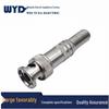 Gold-Plated BNC Solderless Q9 Spring Head Video Connector 75-5