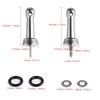 Fishing Reel Balancers Reel Stand Equipped with Gasket and Rubber Rings Aluminum Fishing Wheel Balance Rod