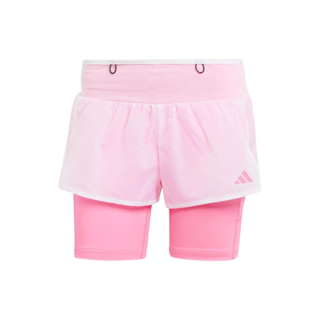 Adidas Tokyo Running 2-In-1 Shorts Women Shorts Bright-Pink IP3562