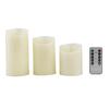 3 Stück/Set flackerndes flammenloses LED-Teelicht, flackerndes Teelicht